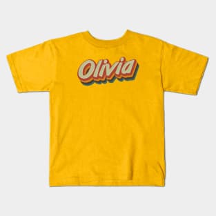 Olivia- vintage style Kids T-Shirt